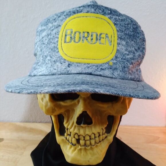 Vintage Other - Vintage 90s Borden Denim Snap Back Hat
